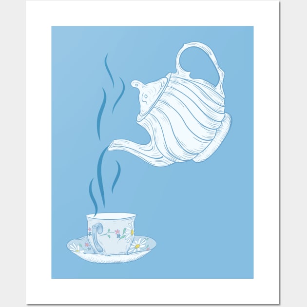 Tea Time Wall Art by SWON Design